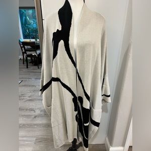 Marla Wynn long cardigan sweater 2X with pockets NWT